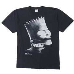 0082 1994 　実寸XL～２XL 　シンプソンズ　バート　ビックフェイス　 シングルステッチ