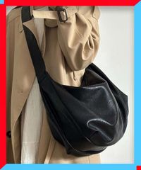 美品】COS コス スウィング クロスボディバッグ レザー ブラック 黒 