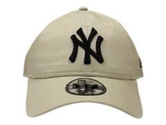 NEWERA (ニューエラ) ニューヨーク・ヤンキース 9TWENTY CAP ベースボールキャップ 60471472 F ベージュ×ブラック ウィメンズ/078のサムネイル