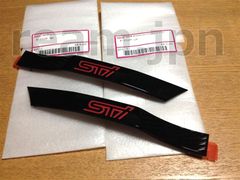 新品未使用】WRX STI フェンダーエンブレム 右側単品 R スバル純正部品