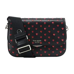 新品 ケイトスペード kate spade ショルダーバッグ MEDIUM SHOULDER BAG ブラック 黒 レッド