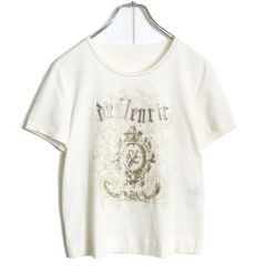 美品】ピンクハウス☆レア！段々フリルの半袖ニット コットン混