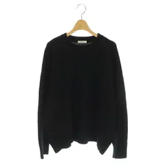 EVERYDAY I LIKE BASICベーシック クルーネック ニットBK