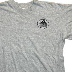 アディダス adidas Tシャツ 古着 ヴィンテージ レア 輸入古着 海外製 グレー