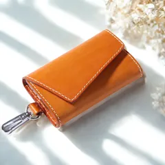 キーケース レディース おしゃれ メンズ かわいい 革 ブラウン レザー