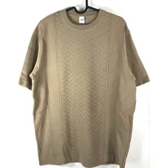 タケオキクチ TAKEO KIKUCHI ニット 半袖 ベージュ 3サイズ L サンプル品 854904のサムネイル