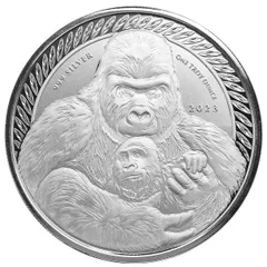 2020年 コンゴ 「シルバーバック ゴリラ」 純銀 1オンス銀貨×３枚 2025年最新】コンゴ銀貨の人気アイテム - メルカリ