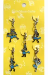 【中古】キーホルダー・マスコット(キャラクター) ルカリオ メタルチャーム(5個セット) 「ポケットモンスター」 ポケモンセンター限定
