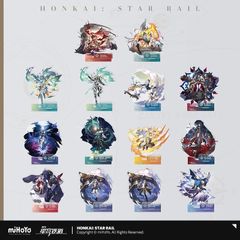 崩壊：スターレイル・公式　アクリルスタンド（壊滅運命）主人公・男（穹）主人公・女（星）アーラン　フック　クラーラ　刃　丹恒・飲月　鏡流　雪衣　ミーシャ