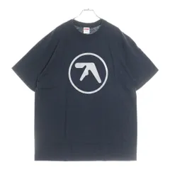 SUPREME (シュプリーム) 25SS ×Aphex Twin Ambient Works Tee アフェックス ツインアンビエント ワークス 半袖Tシャツ クルーネックカットソー ネイビー
