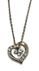 4℃ サマー限定 オープンハート シルバーネックレス 4