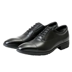 テクシーリュクス アシックス商事 texcy luxe 本革 革靴 ビジネスシューズ ストレートチップ GORE-TEX 黒 ブラック 3E ロングノーズ 靴 父の日 actu8002 ブラック（） 24.5cm