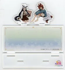 【中古】アクリルスタンド・アクリルパネル アグネスタキオン＆マンハッタンカフェ アクリルジオラマ-Relax time- 「劇場版 ウマ娘 プリティーダービー 新時代の扉 NAMCO Promotion～Relax time～ キャラポップストア」