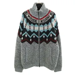 Missoni ミッソーニ フェアアイル柄 ニットジャケット 48 マルチ 中綿 メンズ 古着のサムネイル