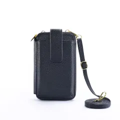 [LEOLEO] スマホショルダー スマホポーチ レディース お財布ショルダー ミニショルダーバッグ レザー調 携帯ポーチ ショルダー ポシェット 軽量 シンプル カジュアル おしゃれ 斜め掛け 肩掛け 縦型 横型