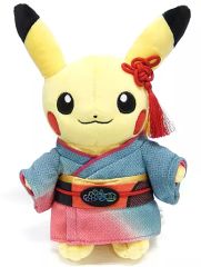 中国限定】ポケモン 漢服コスチューム ピカチュウ（オス） ぬいぐるみ