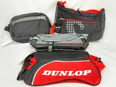 1311.DUNLOP ダンロップ　シューズケース YONEX ヨネックス　ショルダーバッグ　黒　SRIXON スリクソン　テニスバッグ　ブリヂストンスポーツ　Paradiso まとめ売り