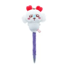 ちいかわ ボールペン ふわふわマスコットボールペン モモンガ サンスター文具 新学期準備文具 油性 黒 キャラクター グッズ 