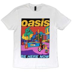 【Tシャツ63】新品未使用oasis /BE HERE NOW LIVE ’98 OASIS Be Here Now イラストレーション Tシャツ サイズM 新品 - メルカリ