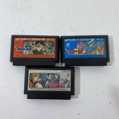 送料無料 ファミコン ドラゴンクエスト Ⅱ・Ⅲ・Ⅳ ソフト 3点まとめて 未検品 AAA0001S3200/0403