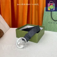 【今日WTO】Gucci グッチ レザーベルト-1-WKT10