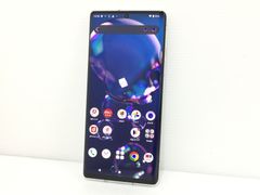 【良品】SHARP シャープ AQUOS R6 SH-51B 128GB スマートフォン ホワイト docomo SIMロック解除済 動作品