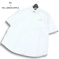 23SS★ GU × Mrs. GREEN APPLE ジーユー ミセスグリーンアップル 半袖 ストライプ オーバーサイズ シャツ Sz.XL メンズ