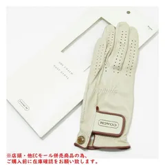※併売商品※◆中古美品◆COACH【コーチ】ゴルフグローブ レザー ベージュ 左手用 レディース　M1162