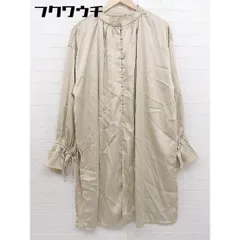 ◇ fifth フィフス 長袖 膝丈 ワンピース サイズM ベージュ レディース  【中古】 【1108060008895】