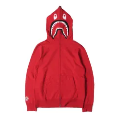 2025年最新】APE シャークパーカー 赤の人気アイテム - メルカリ