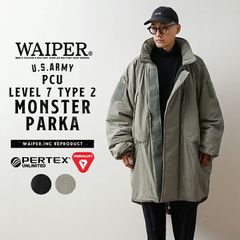米軍 PCU LEVEL7 TYPE2 PRIMALOFT モンスターパーカー PERTEX UNLIMITED WAIPER.inc Sサイズ