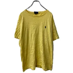 Polo Ralph Lauren 半袖 ロゴTシャツ M イエロー ポロラルフローレン ポニーロゴ 古着卸 アメリカ仕入 a708-5443
