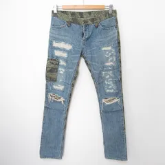 ヒステリックス HYSTERICS デニム ジーンズ パンツ ダメージ加工 カモフラ レディース [x968030ss]のサムネイル