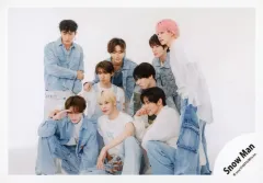 【中古】生写真(STARTO) Snow Man/集合(9人)/横型・全身/シングル「BREAKOUT / 君は僕のもの」MV＆ジャケ写オフショット/公式生写真