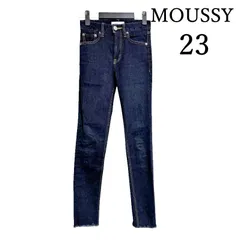 マウジー　MOUSSY　moussy　レディース　スキニージーンズ　裾切りっぱなし　23　XXS
