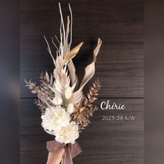 160   2023‐24 A/W クラッチブーケ　ドライフラワー　アーティフィシャルフラワー　結婚式　ブーケ　インテリア