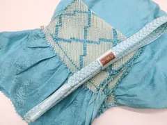 【一輝堂】【着物】 和装小物 帯締め 帯揚げ セット 帯締 帯揚 中抜き絞り 平組 25w04-5350