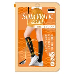スリムウォーク ゴルフ 美脚ハイソックス ブラック 自分史上、最高の美脚 ピップ for GOLF 圧着/タイツ/レギンス/スパッツ/ストッキング