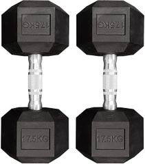 六角ダンベル 17.5kg 2個セット 筋トレ トレーニング 1173