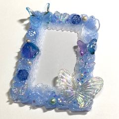 トレカデコ 硬質ケース デコ ぱしゃこれ ホイップ 水色 青 (No.52)