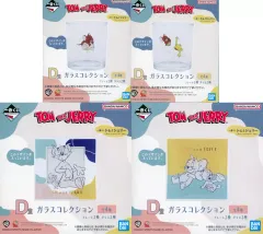 【中古】食器 全4種セット ガラスコレクション 「一番くじ トムとジェリー ～One peaceful day～」 D賞