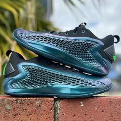 ADIDAS A.E. 1 LOW 'METAMORPHOSIS' アディダス アンソニー エドワーズ 1 ロー カット  arctic night/core black/screaming green JQ6135