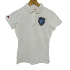 マスターバニーエディション ポロシャツ 半袖 ゴルフウエア トップス 白 レディース 2サイズ ホワイト MASTER BUNNY EDITION 【中古】