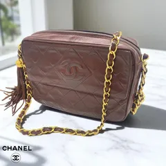 CHANEL シャネル　マトラッセ ヴィンテージ バッグ ラムスキン ボルドー