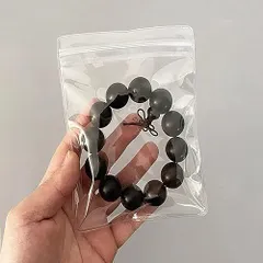 10x15cm-50枚入 ジュエリー袋 pvc 50枚入 ジュエリーポーチ 透明 パッキング ビニール チャック付き 密封 抗酸化 変色防止 アクセサリー 袋 ジップ クリア ジッパー付き袋 (10x15cm)