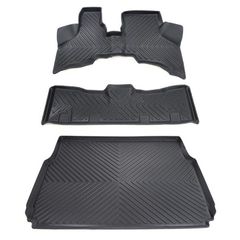 ダイハツ ハイゼット カーゴ S321V S331V 3D フロア マット 防水 防汚 TPO素材 ゴム ブラック 1P 洗える フロント リア ラゲッジ 1台分