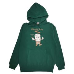 COFFEE OR DIE PO HOODIE parka（green）