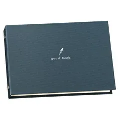 ゲストブック　クイル　紺ﾒ-60DB【マルアイ】