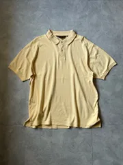 EddieBauer s/s poloshirt yellow 80s〜　エディーバウアー　半袖ポロシャツ　黄色