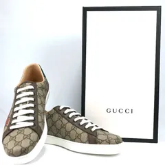 GUCCI グッチ ACE エース BOUTIQUE ローカットスニーカー GGスプリーム ブラウン 9サイズ 11サイズ 623236 2BL10 新品未使用